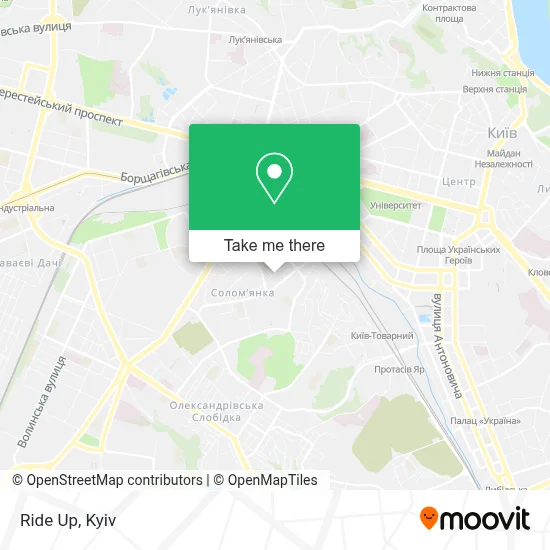 Ride Up map