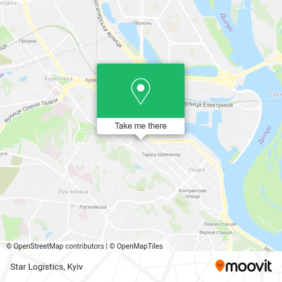 Star Logistics map