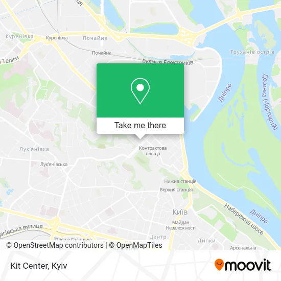 Kit Center map