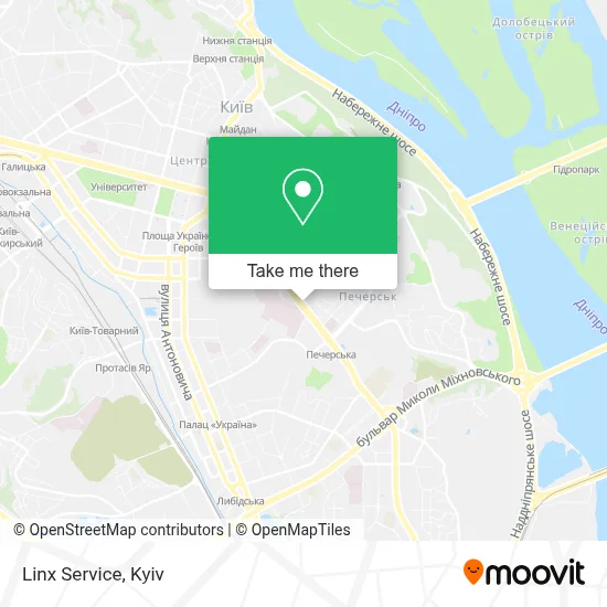 Linx Service map