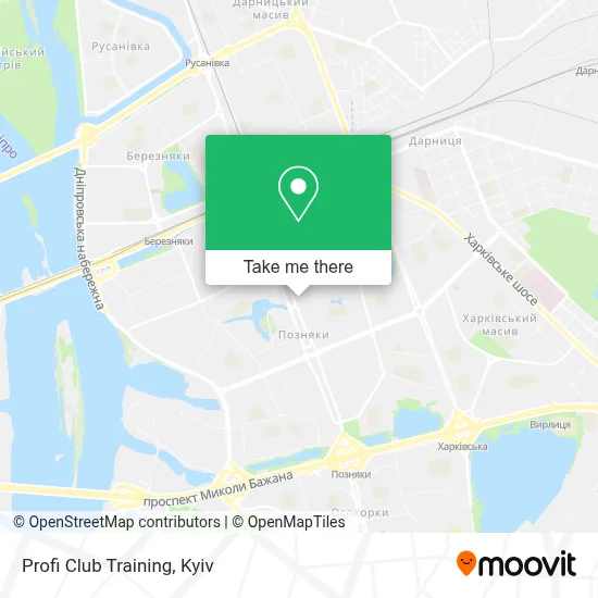 Profi Club Training map