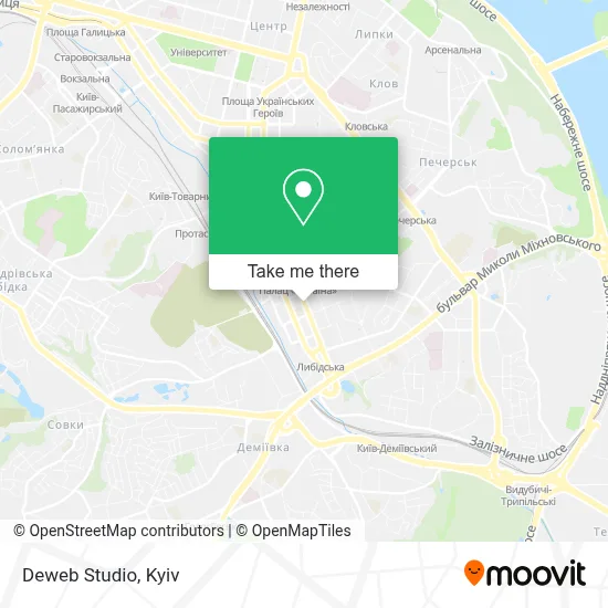 Deweb Studio map