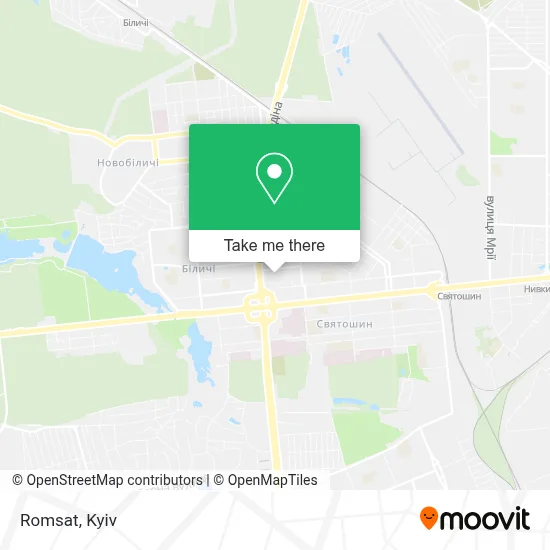 Romsat map