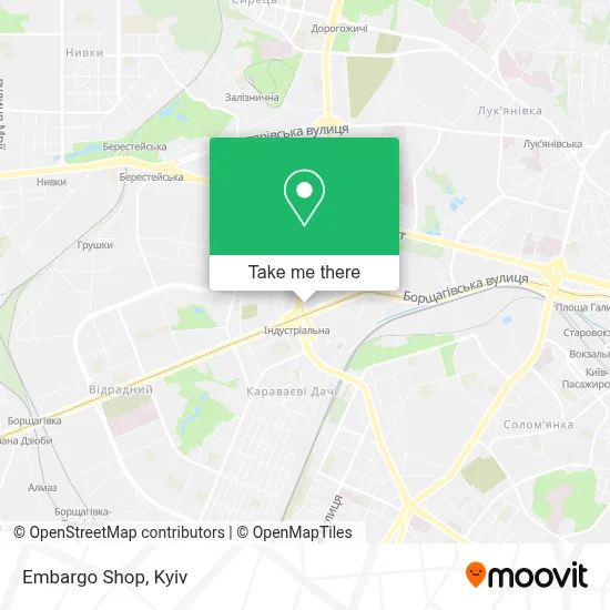 Embargo Shop map