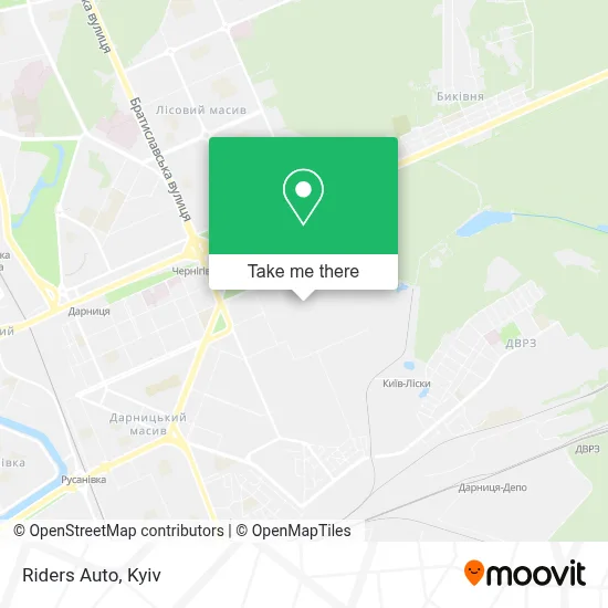 Riders Auto map