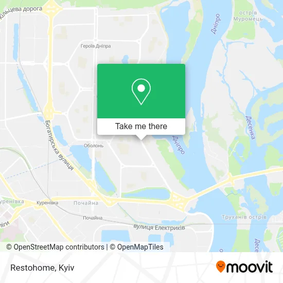 Restohome map