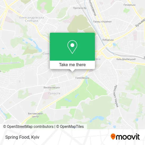 Spring Food map