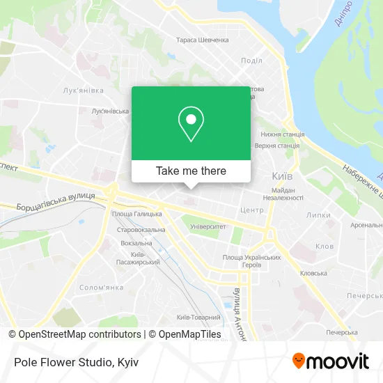Pole Flower Studio map