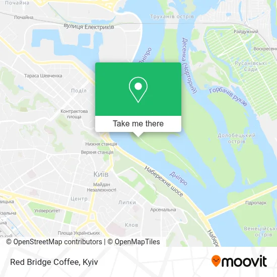 Red Bridge Coffee map