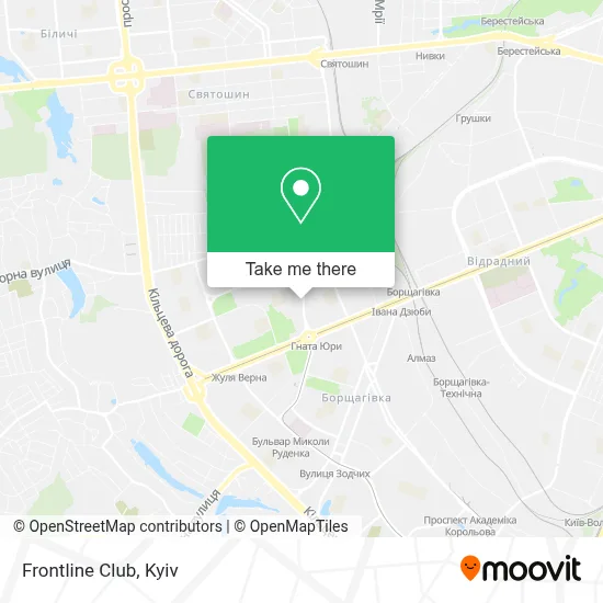 Frontline Club map