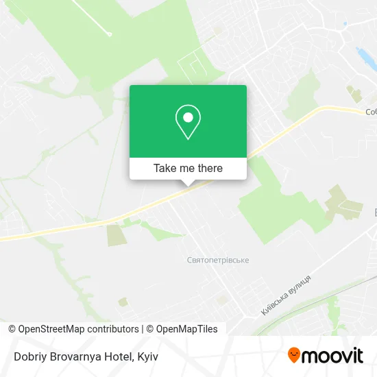 Dobriy Brovarnya Hotel map