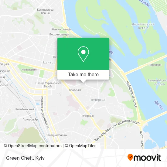 Green Chef. map