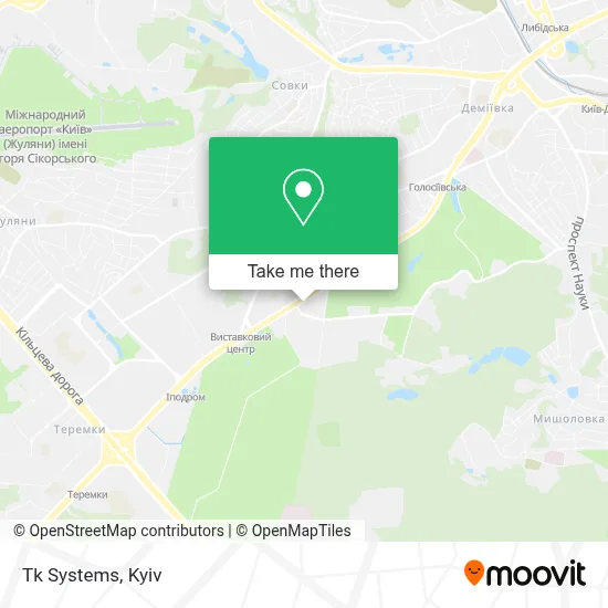 Tk Systems map
