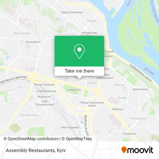 Assembly Restaurants map