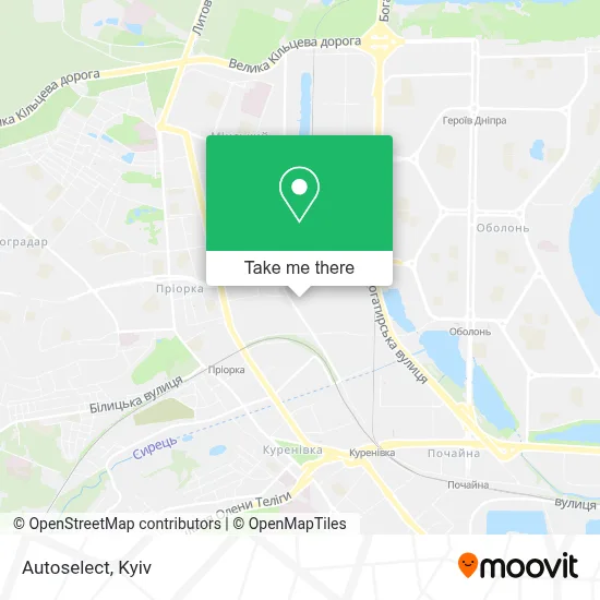 Autoselect map