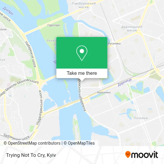 Trying Not To Cry map