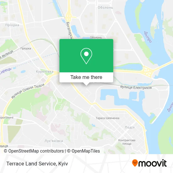 Terrace Land Service map