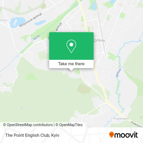 The Point English Club map