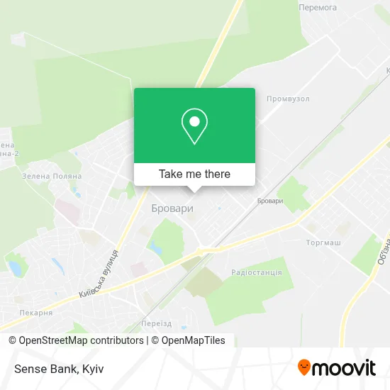 Sense Bank map