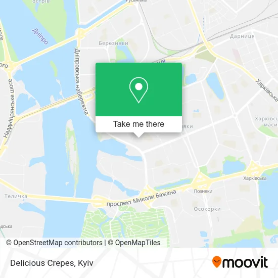 Delicious Crepes map