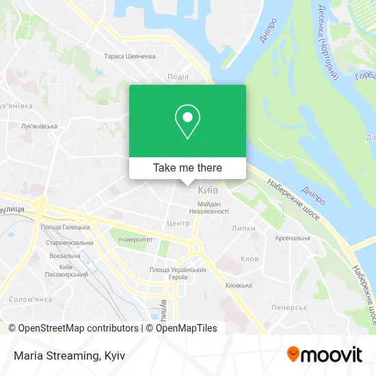 Maria Streaming map