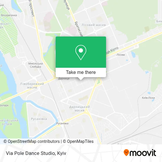 Via Pole Dance Studio map