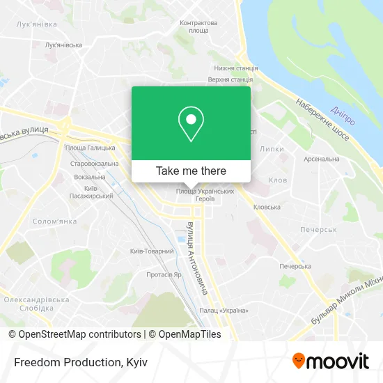 Freedom Production map