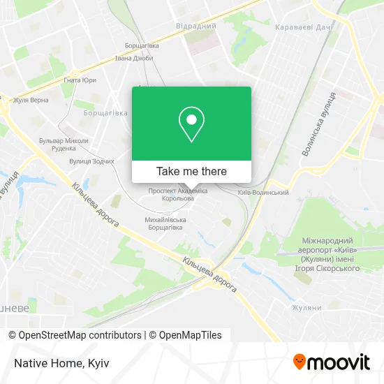 Native Home map