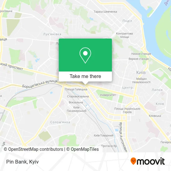 Pin Bank map