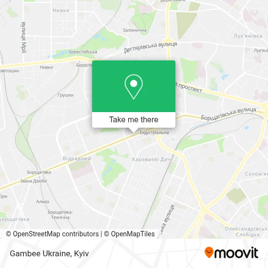 Gambee Ukraine map