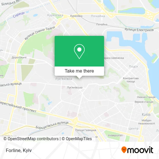 Forline map