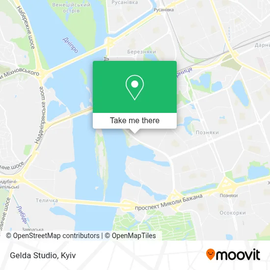 Gelda Studio map