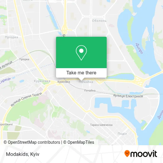 Modakids map