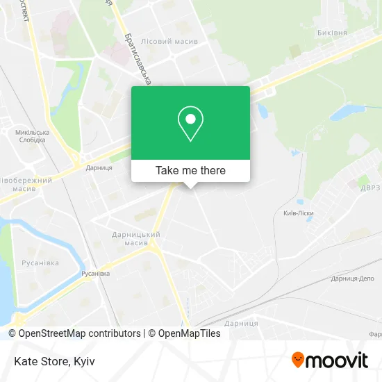 Kate Store map