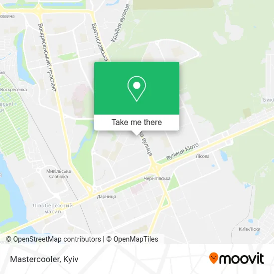Mastercooler map