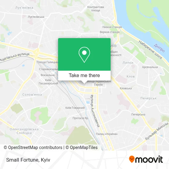 Small Fortune map