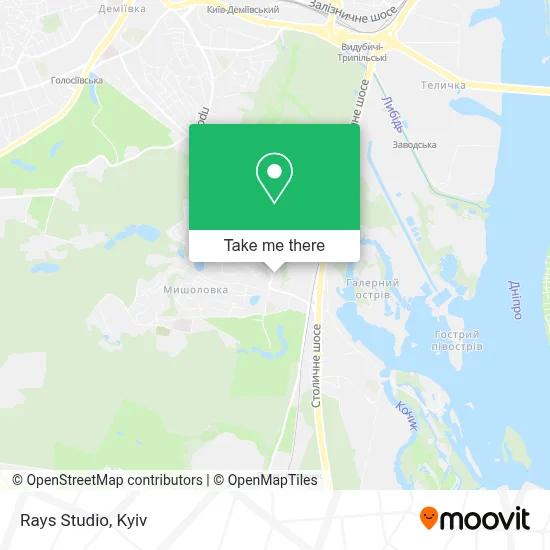 Rays Studio map