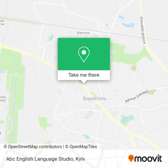 Abc English Language Studio map