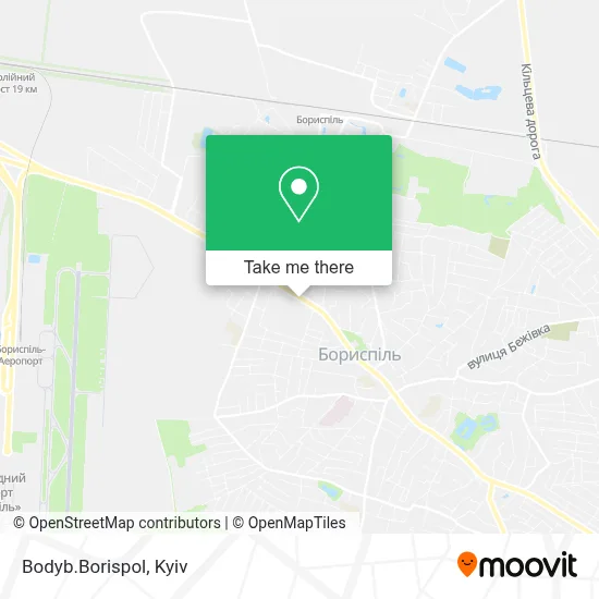 Bodyb.Borispol map