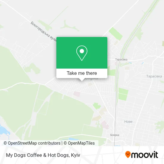 My Dogs Coffee & Hot Dogs map