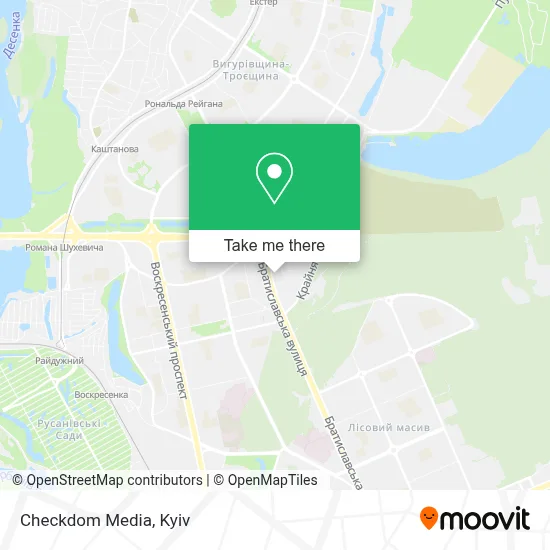 Checkdom Media map