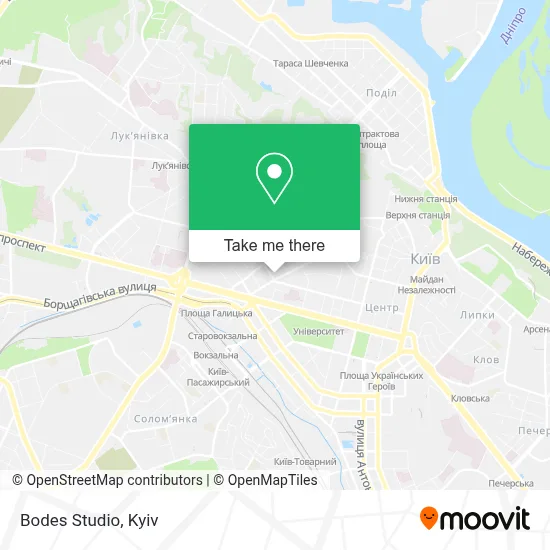 Bodes Studio map