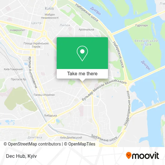 Dec Hub map