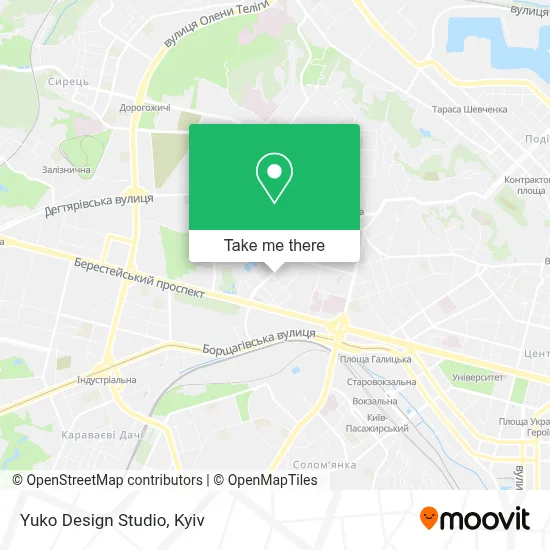 Yuko Design Studio map