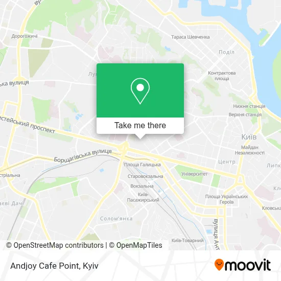 Andjoy Cafe Point map