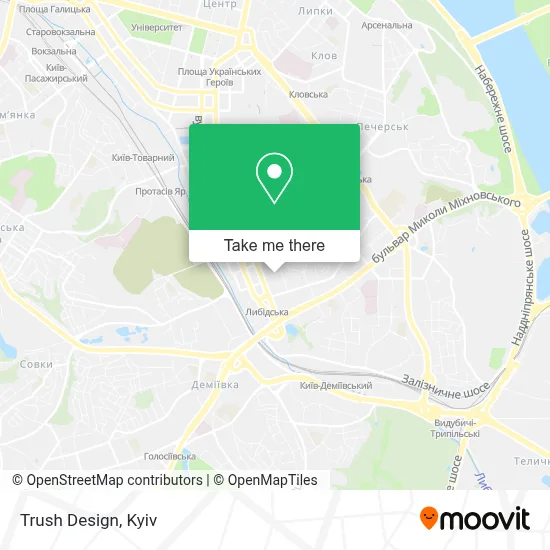 Trush Design map