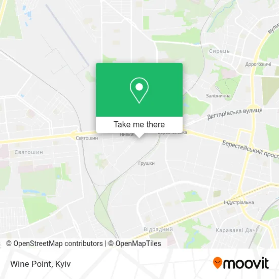 Wine Point map