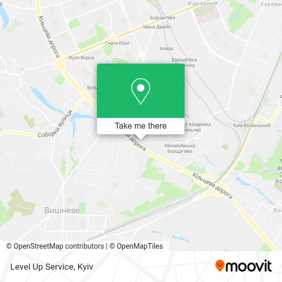 Level Up Service map