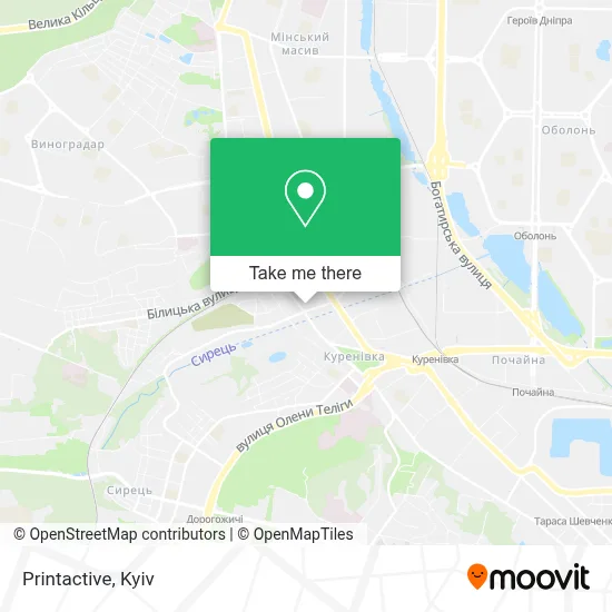 Printactive map