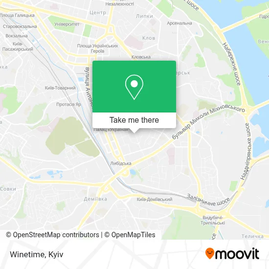 Winetime map